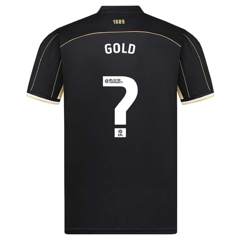 Danxen Uomo Ethan Gold #0 Maglia Gara Portiere Marrone Nero 2025/26 Maglietta