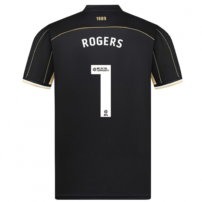 Danxen Uomo Sian Rogers #1 Maglia Gara Portiere Marrone Nero 2025/26 Maglietta