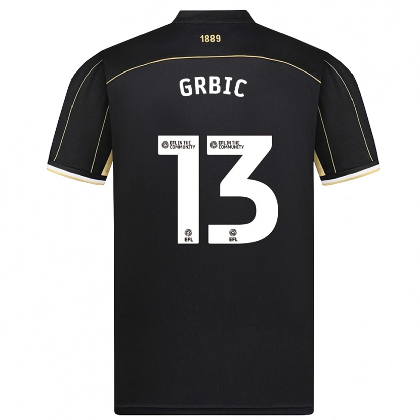 Danxen Uomo Ivo Grbic #13 Maglia Gara Portiere Marrone Nero 2025/26 Maglietta