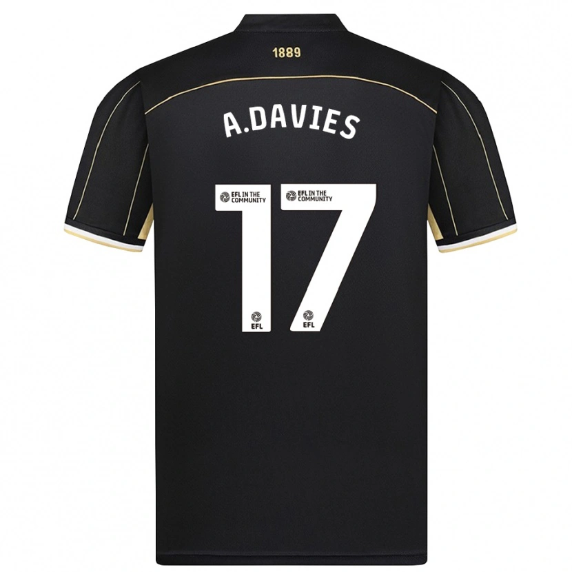 Danxen Uomo Adam Davies #17 Maglia Gara Portiere Marrone Nero 2025/26 Maglietta