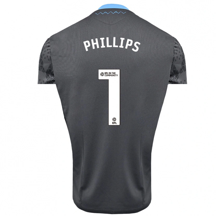 Danxen Uomo Jack Phillips #1 Maglia Gara Portiere Bianco Grigio 2025/26 Maglietta
