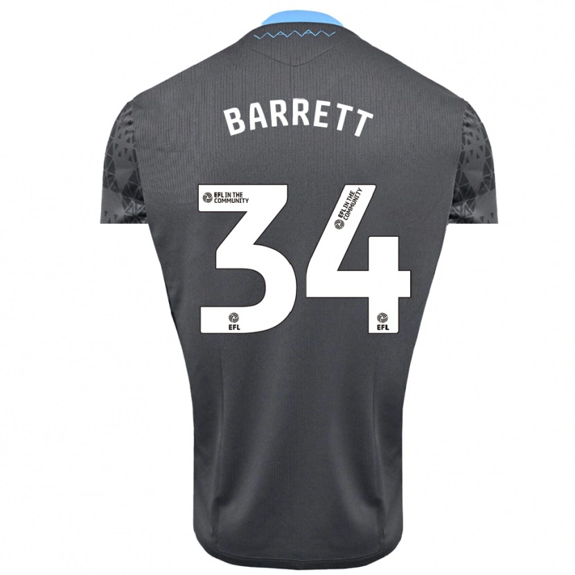 Danxen Uomo Killian Barrett #34 Maglia Gara Portiere Bianco Grigio 2025/26 Maglietta