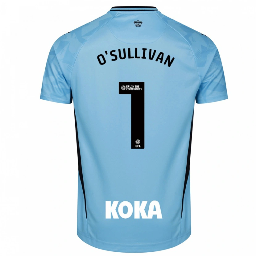 Danxen Uomo Maria O'sullivan #1 Maglia Gara Portiere Azzurro Chiaro 2025/26 Maglietta