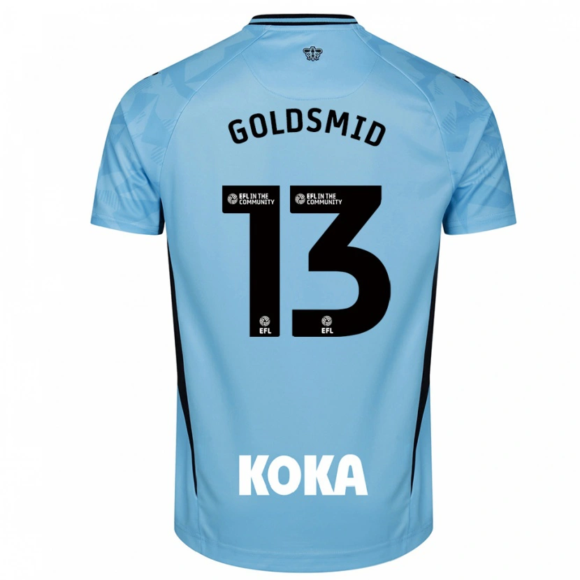 Danxen Uomo Jacqui Goldsmid #13 Maglia Gara Portiere Azzurro Chiaro 2025/26 Maglietta