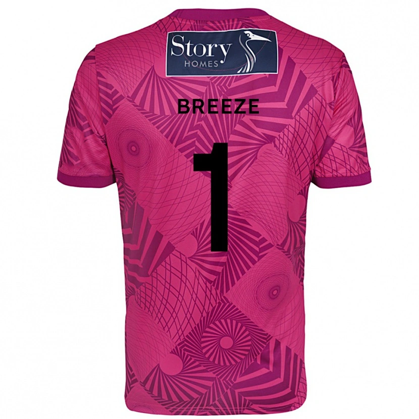 Danxen Uomo Gabriel Breeze #1 Maglia Gara Portiere Viola Magenta 2025/26 Maglietta