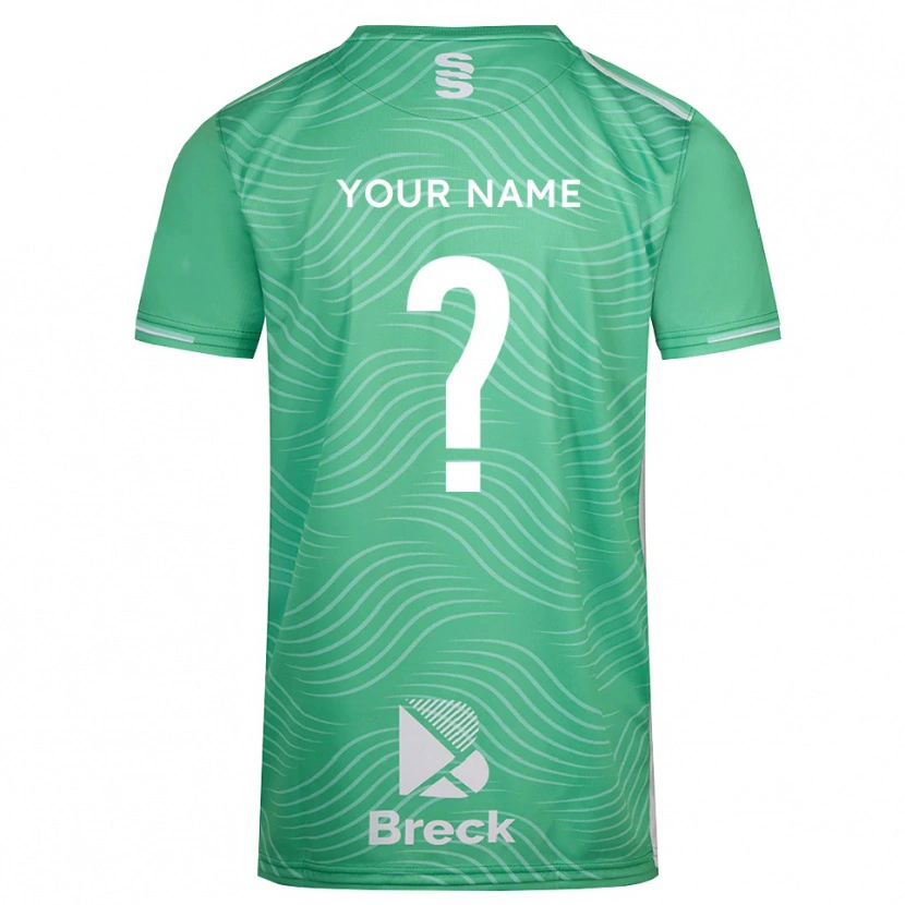 Danxen Uomo AFC Fylde Maglia Gara Portiere Verde Turchese 2025/26 Maglietta