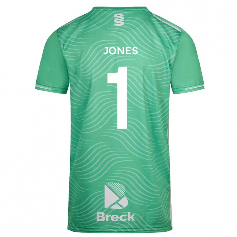 Danxen Uomo Zac Jones #1 Maglia Gara Portiere Verde Turchese 2025/26 Maglietta