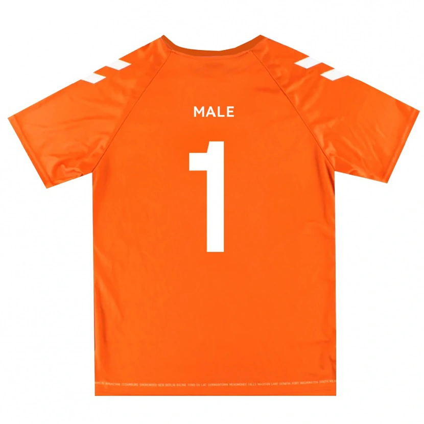 Danxen Uomo Harrison Male #1 Maglia Gara Portiere Bianco Arancio 2025/26 Maglietta