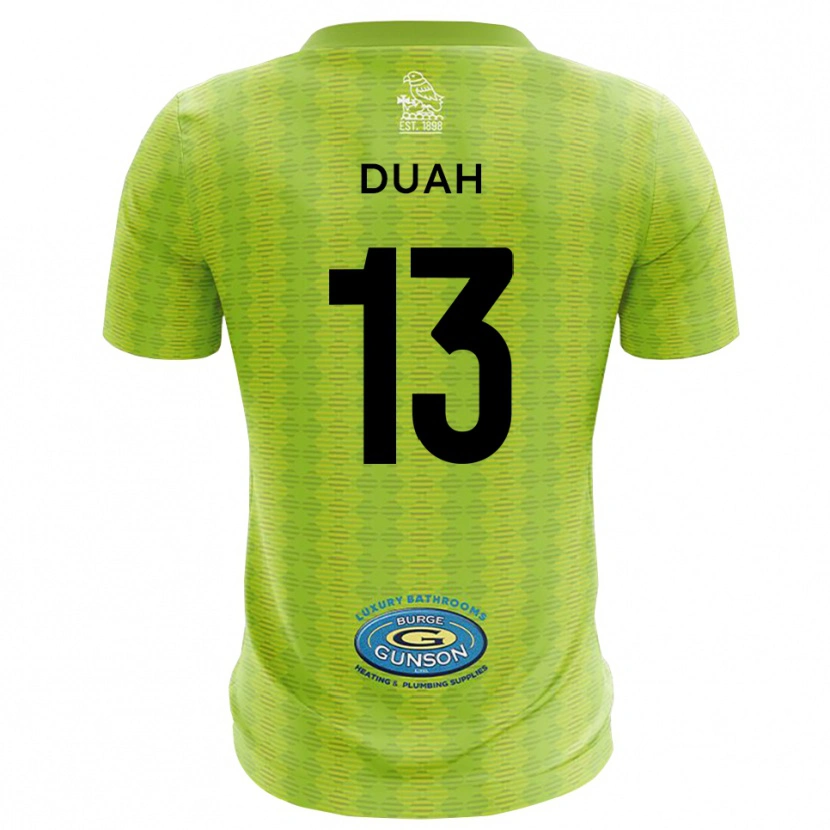 Danxen Uomo Enos Duah #13 Maglia Gara Portiere Verde Prato 2025/26 Maglietta