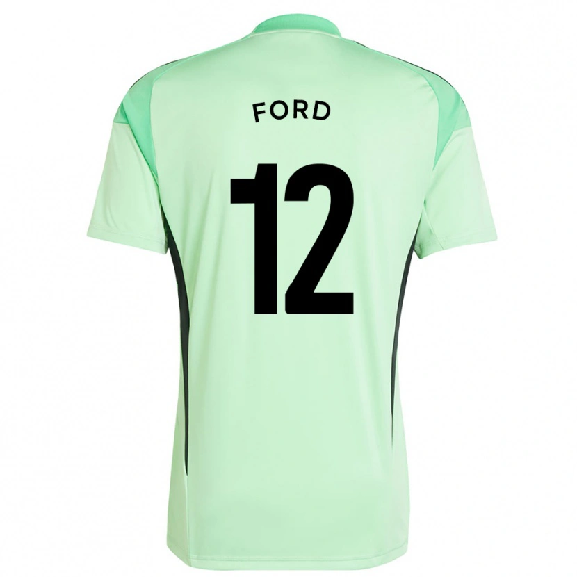 Danxen Uomo Nathaniel Ford #12 Maglia Gara Portiere Verde Nero Erba 2025/26 Maglietta