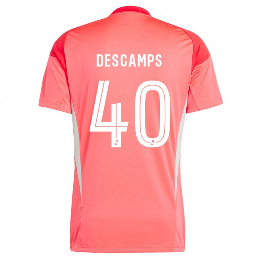 Danxen Uomo Rémy Descamps #40 Maglia Gara Portiere Arancio Chiaro 2025/26 Maglietta