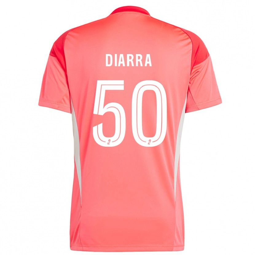 Danxen Uomo Lassine Diarra #50 Maglia Gara Portiere Arancio Chiaro 2025/26 Maglietta
