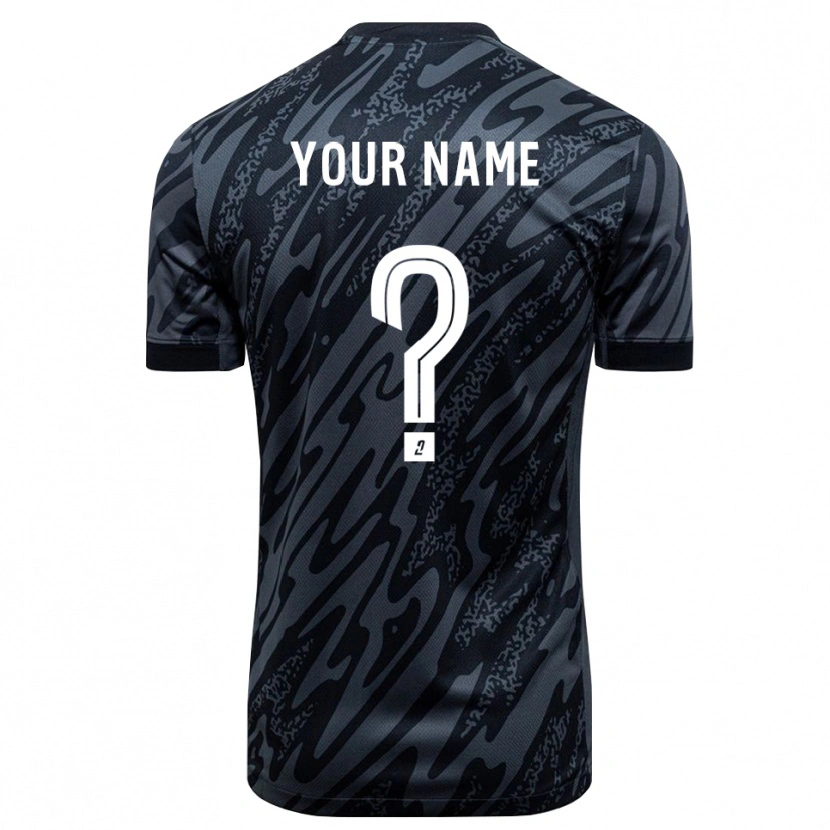 Danxen Uomo Grenoble Foot 38 Maglia Gara Portiere Nero Grigio 2025/26 Maglietta