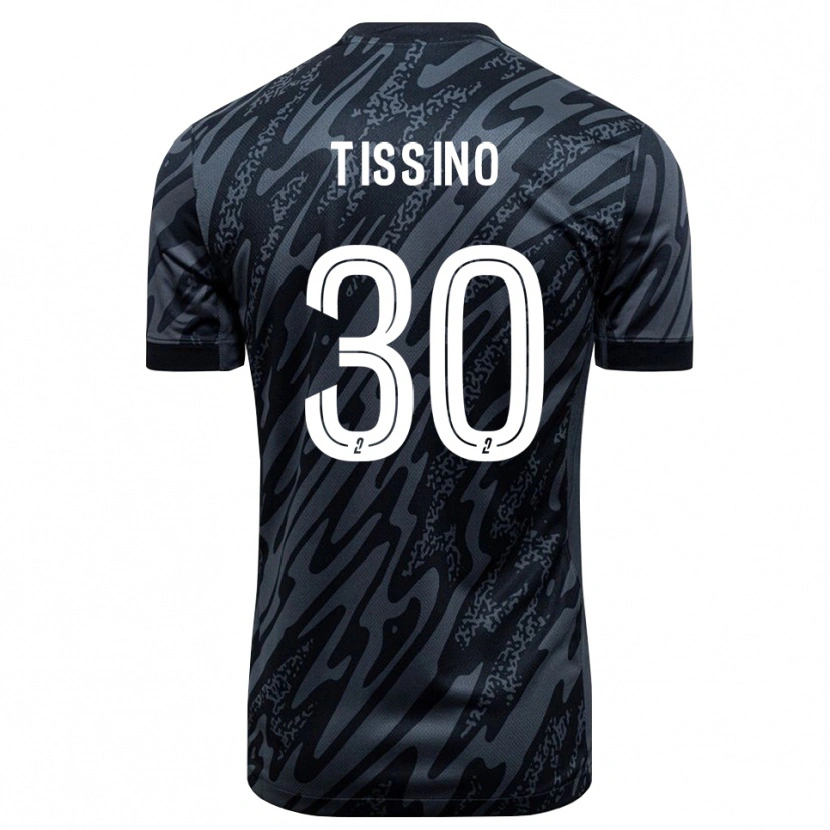Danxen Uomo Julie Tissino #30 Maglia Gara Portiere Nero Grigio 2025/26 Maglietta