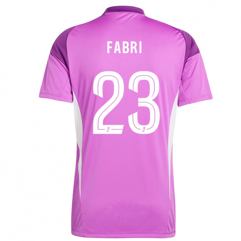 Danxen Uomo Julien Fabri #23 Maglia Gara Portiere Lavanda 2025/26 Maglietta