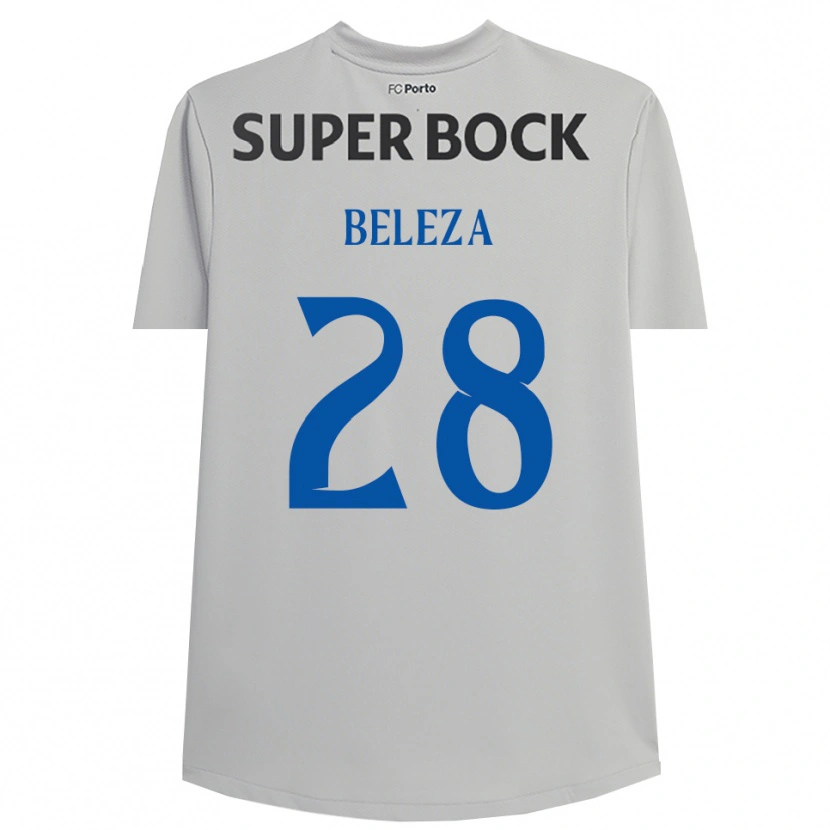 Danxen Uomo Tatiana Beleza #28 Maglia Gara Portiere Grigio Chiaro Nero 2025/26 Maglietta