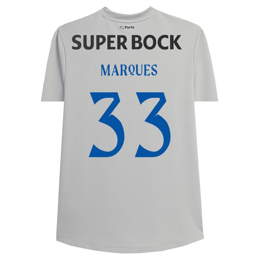 Danxen Uomo Bárbara Marques #33 Maglia Gara Portiere Grigio Chiaro Nero 2025/26 Maglietta