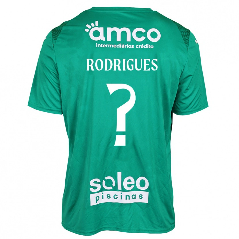 Danxen Uomo David Rodrigues #0 Maglia Gara Portiere Verde Bianco 2025/26 Maglietta