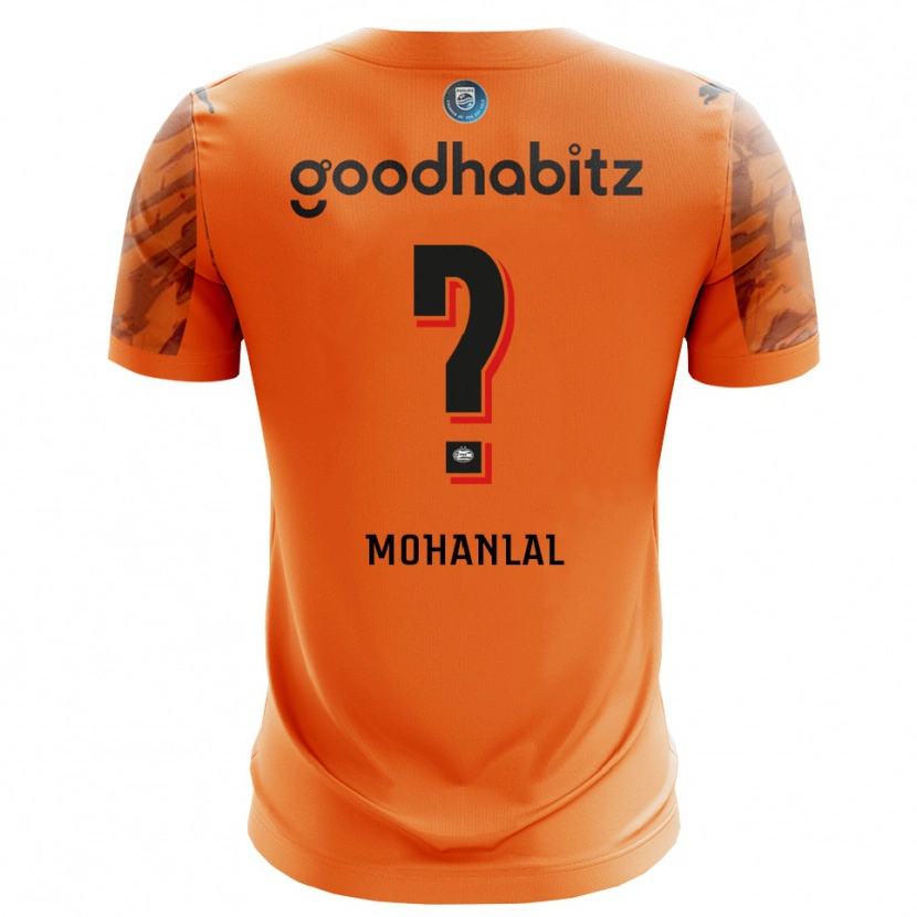 Danxen Uomo Pawan Mohanlal #0 Maglia Gara Portiere Arancio Nero 2025/26 Maglietta