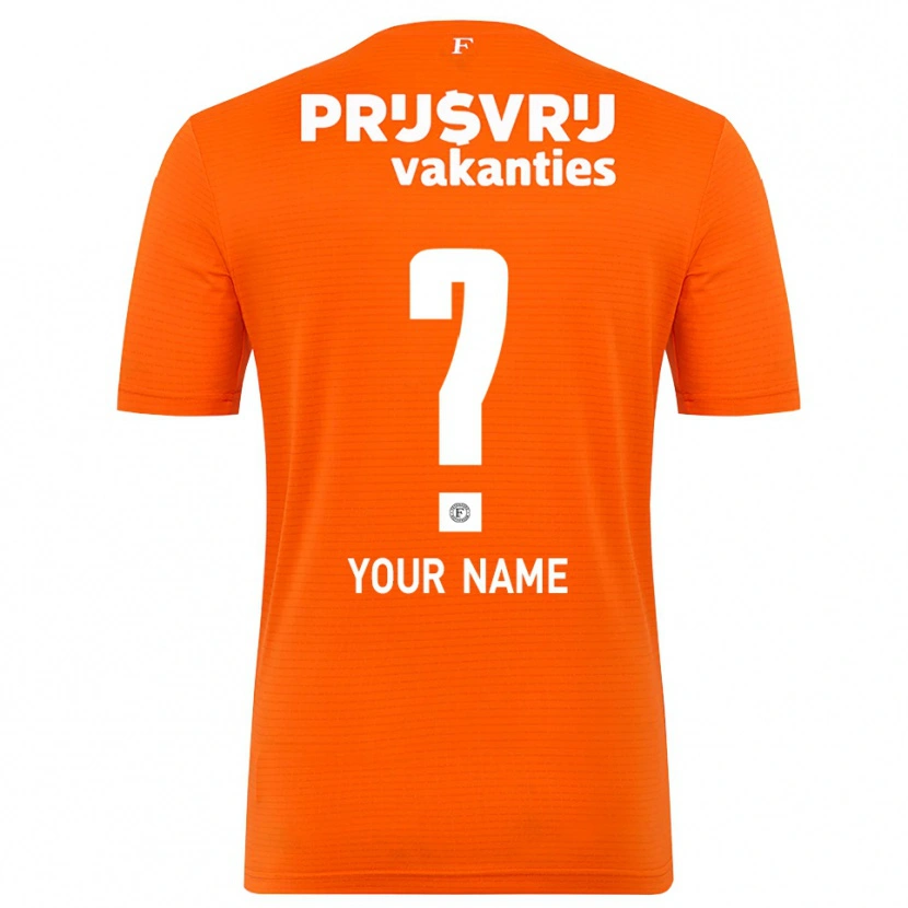 Danxen Uomo Feyenoord Maglia Gara Portiere Arancio Nero 2025/26 Maglietta