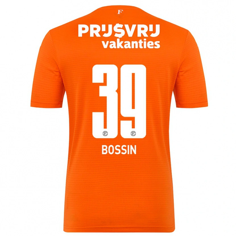 Danxen Uomo Liam Bossin #39 Maglia Gara Portiere Arancio Nero 2025/26 Maglietta