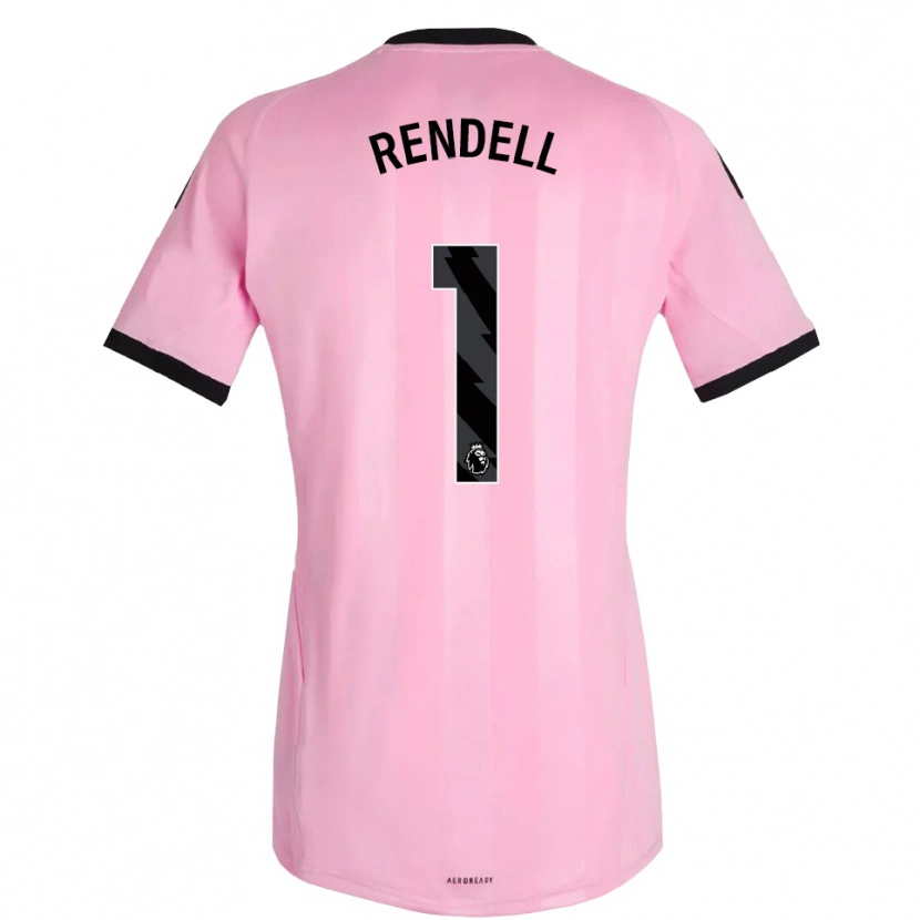 Danxen Uomo Kayla Rendell #1 Maglia Gara Portiere Rosa Nero 2025/26 Maglietta