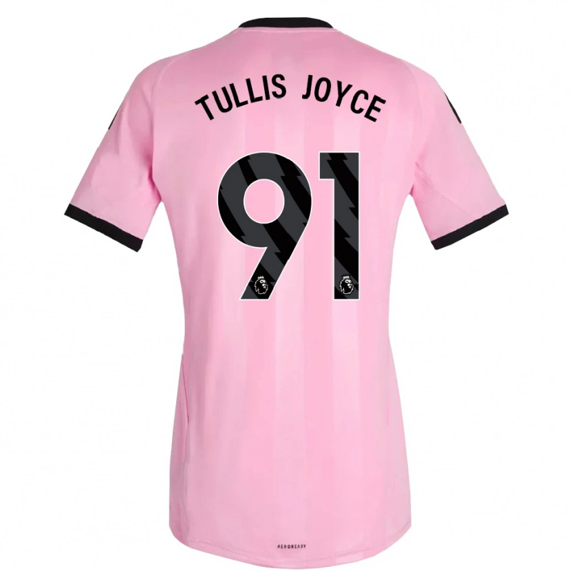 Danxen Uomo Phallon Tullis-Joyce #91 Maglia Gara Portiere Rosa Nero 2025/26 Maglietta