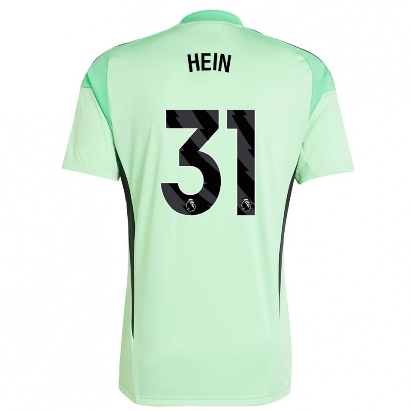 Danxen Uomo Karl Hein #31 Maglia Gara Portiere Verde Chiaro Nero 2025/26 Maglietta