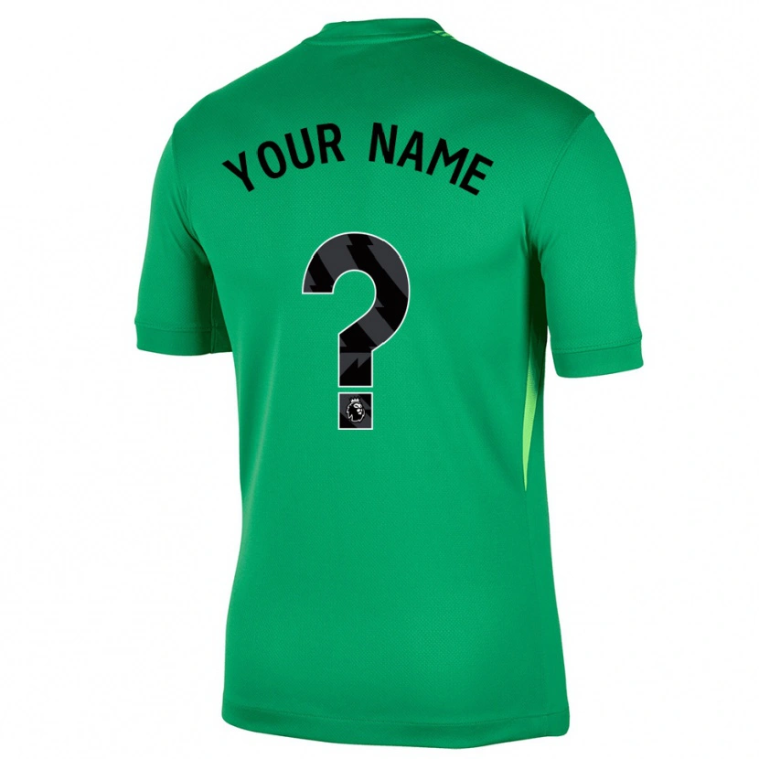 Danxen Uomo Chelsea FC Maglia Gara Portiere Verde Nero 2025/26 Maglietta