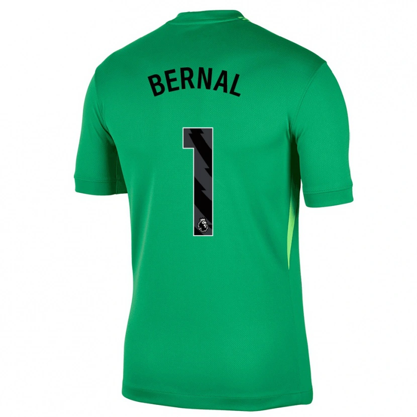 Danxen Uomo Freddy Bernal #1 Maglia Gara Portiere Verde Nero 2025/26 Maglietta