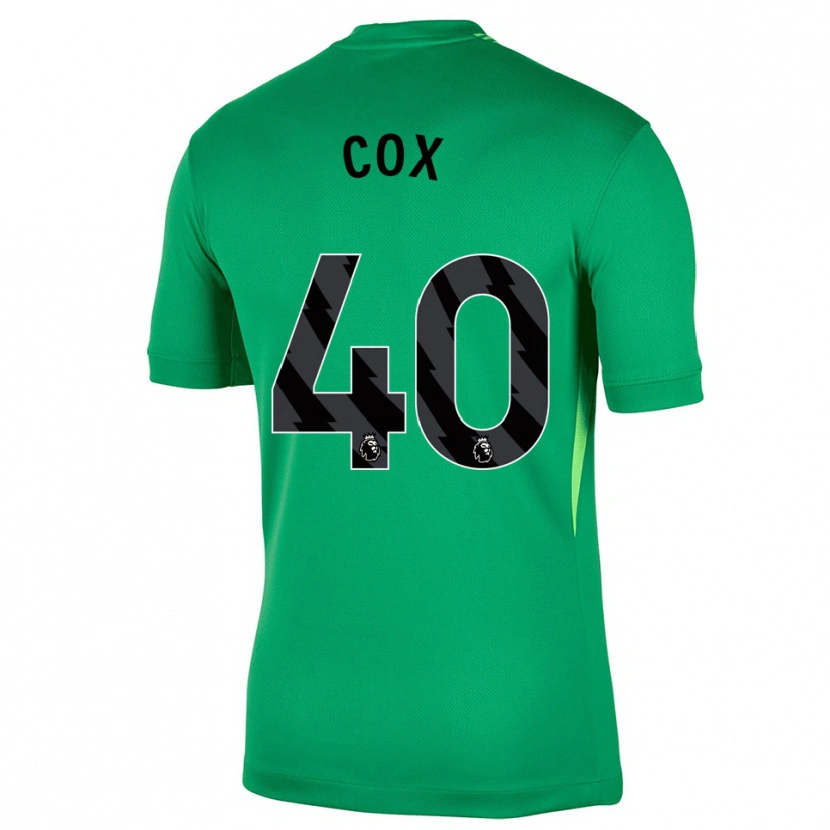 Danxen Uomo Katie Cox #40 Maglia Gara Portiere Verde Nero 2025/26 Maglietta