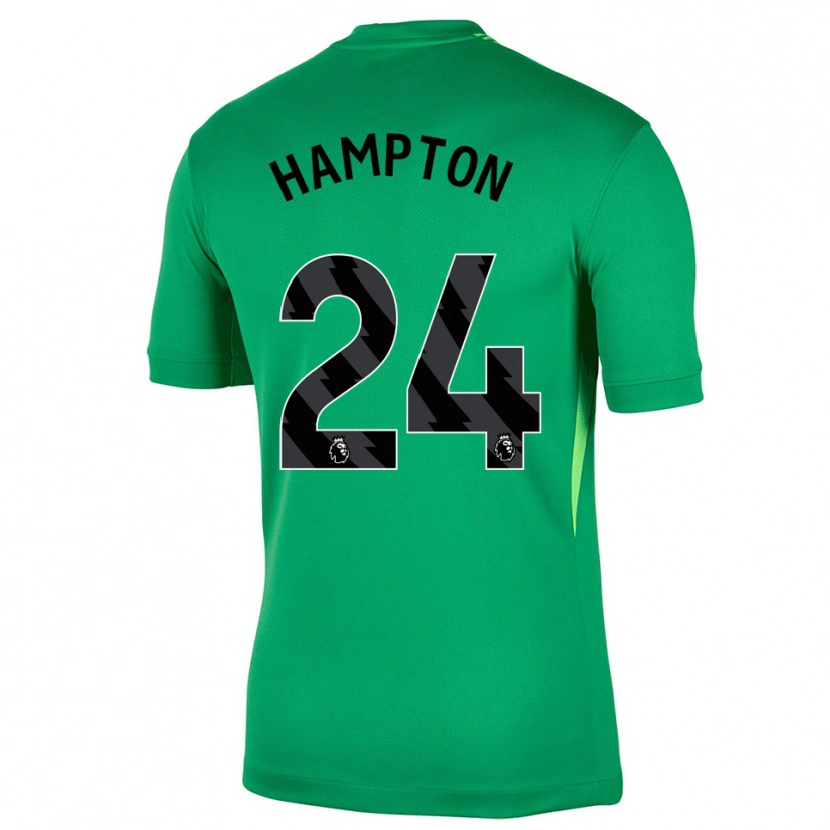 Danxen Uomo Hannah Hampton #24 Maglia Gara Portiere Verde Nero 2025/26 Maglietta