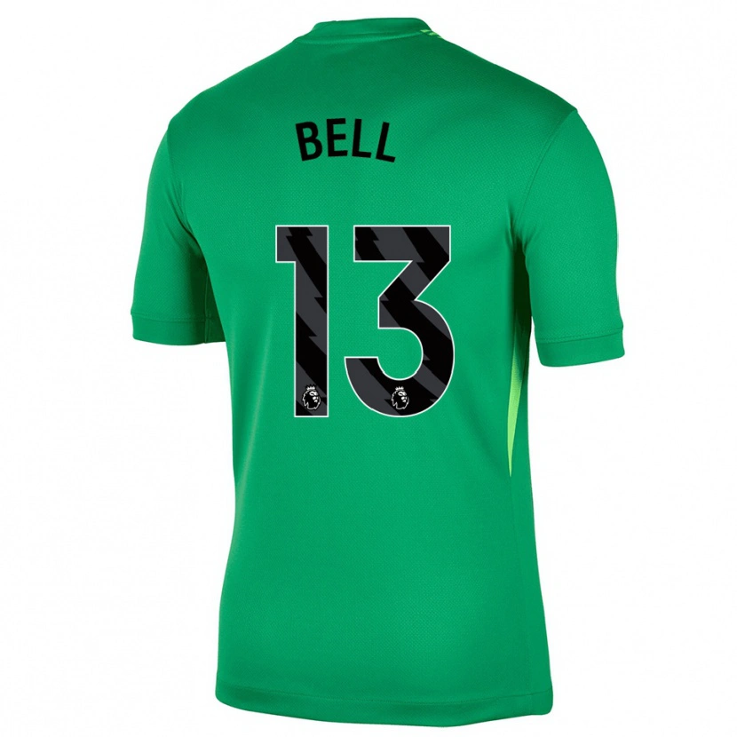 Danxen Uomo Toby Bell #13 Maglia Gara Portiere Verde Nero 2025/26 Maglietta