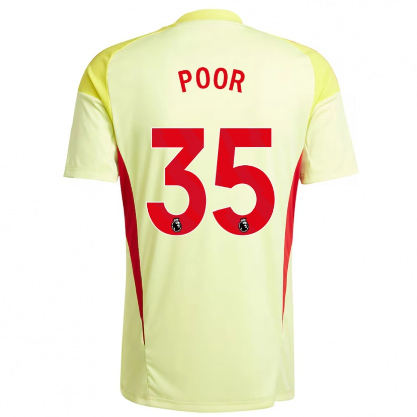 Danxen Uomo Sophia Poor #35 Maglia Gara Portiere Giallo Chiaro 2025/26 Maglietta