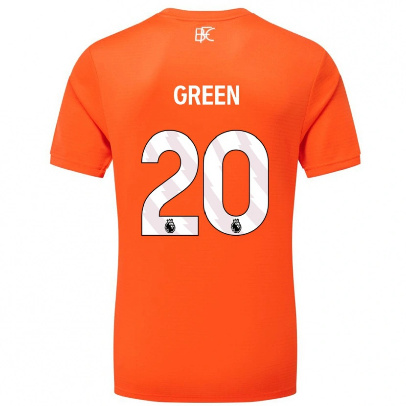 Danxen Uomo Etienne Green #20 Maglia Gara Portiere Arancio Bianco 2025/26 Maglietta