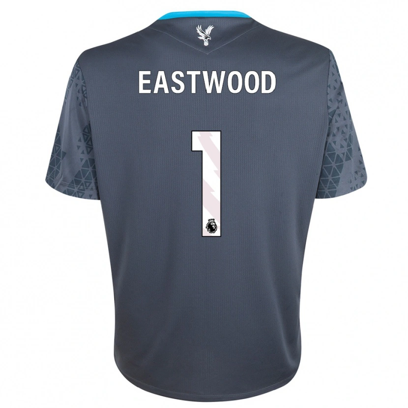 Danxen Uomo Billy Eastwood #1 Maglia Gara Portiere Grigio Scuro Bianco 2025/26 Maglietta