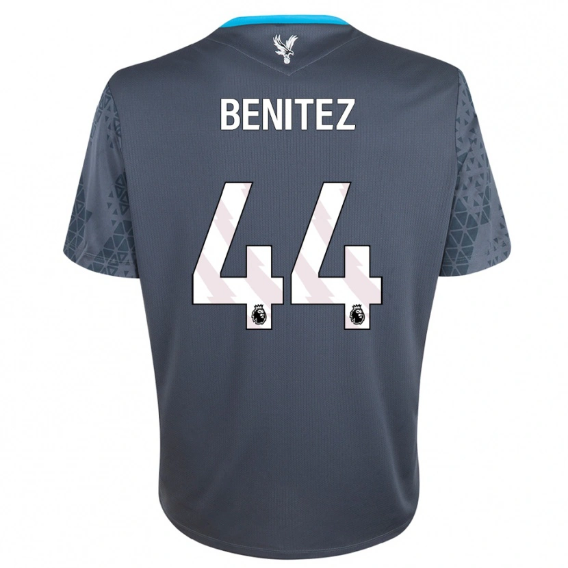 Danxen Uomo Walter Benítez #44 Maglia Gara Portiere Grigio Scuro Bianco 2025/26 Maglietta