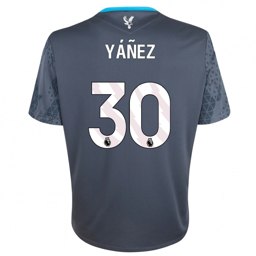 Danxen Uomo Shae Yáñez #30 Maglia Gara Portiere Grigio Scuro Bianco 2025/26 Maglietta