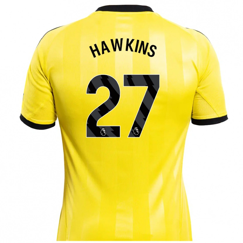 Danxen Uomo Hannah Hawkins #27 Maglia Gara Portiere Giallo Nero 2025/26 Maglietta