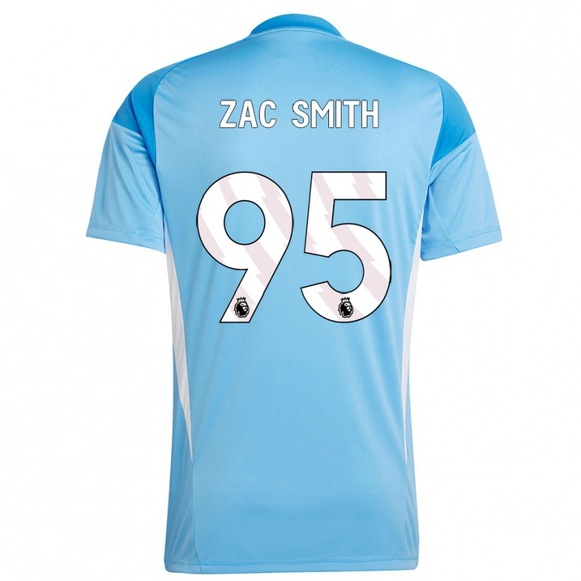 Danxen Uomo Zac Smith #95 Maglia Gara Portiere Bianco Blu 2025/26 Maglietta
