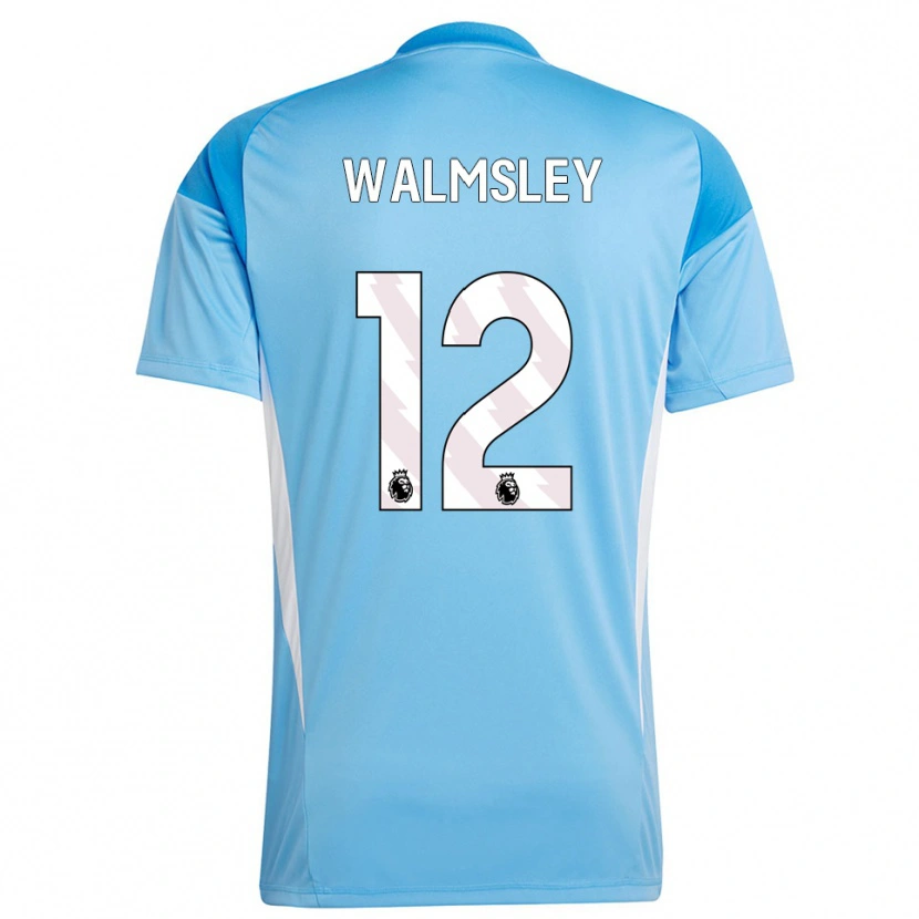 Danxen Uomo Joseph Walmsley #12 Maglia Gara Portiere Bianco Blu 2025/26 Maglietta