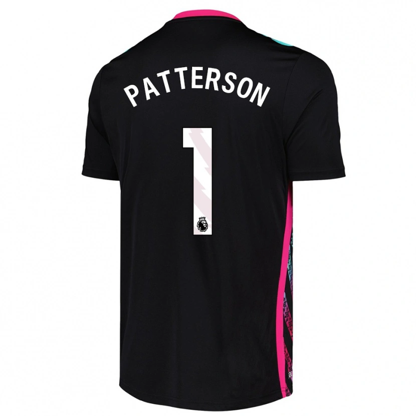 Danxen Uomo Anthony Patterson #1 Maglia Gara Portiere Bianco Nero 2025/26 Maglietta