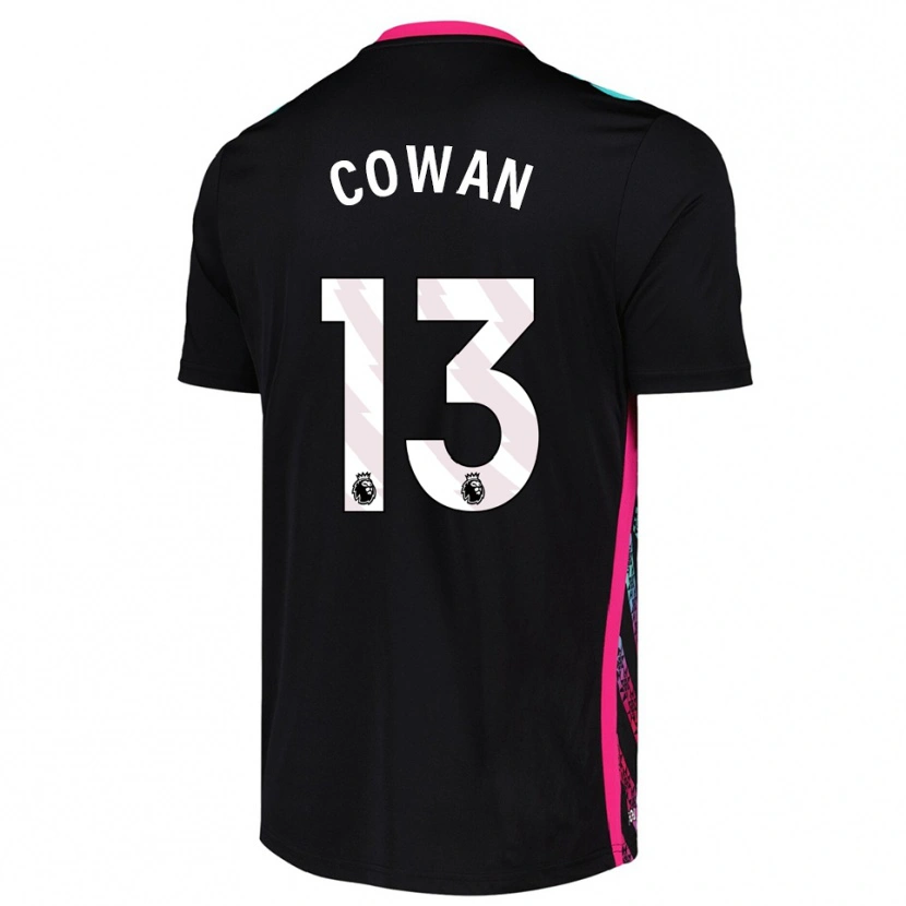 Danxen Uomo Joe Cowan #13 Maglia Gara Portiere Bianco Nero 2025/26 Maglietta