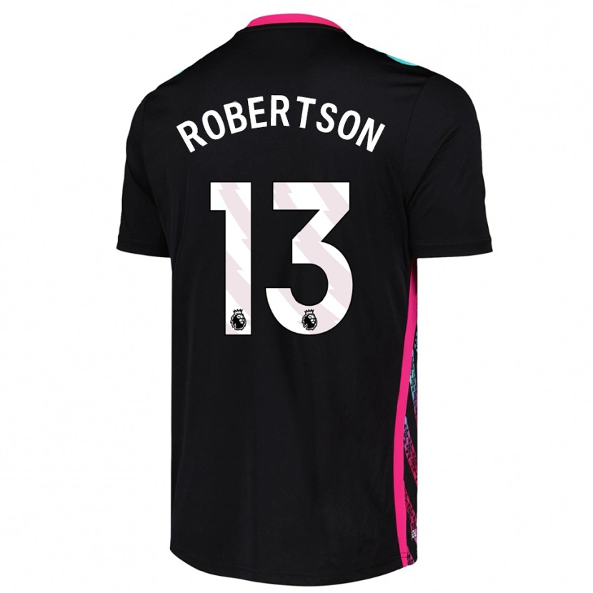 Danxen Uomo Finley Robertson #13 Maglia Gara Portiere Bianco Nero 2025/26 Maglietta