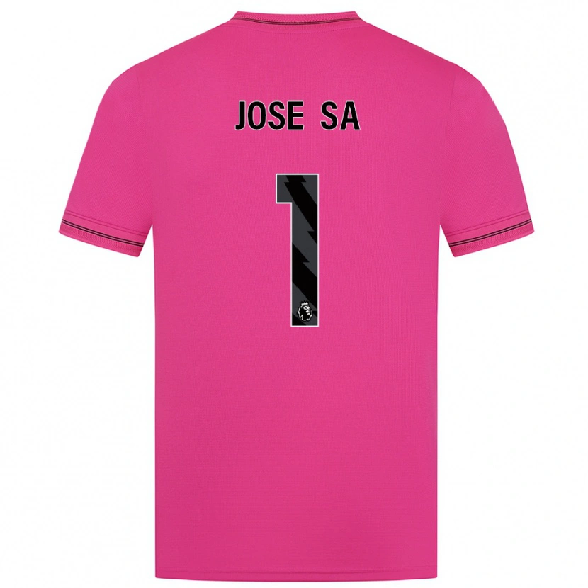 Danxen Uomo José Sá #1 Maglia Gara Portiere Magenta Nero 2025/26 Maglietta