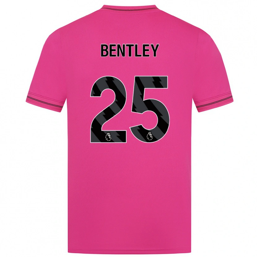 Danxen Uomo Daniel Bentley #25 Maglia Gara Portiere Magenta Nero 2025/26 Maglietta