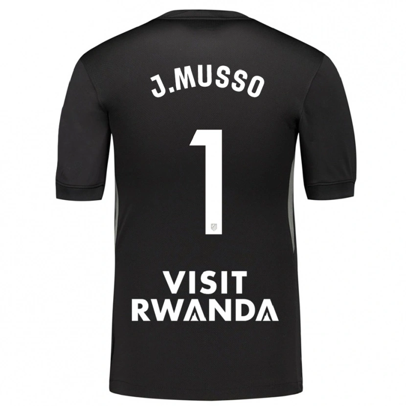 Danxen Uomo Juan Musso #1 Maglia Gara Portiere Nero Bianco 2025/26 Maglietta