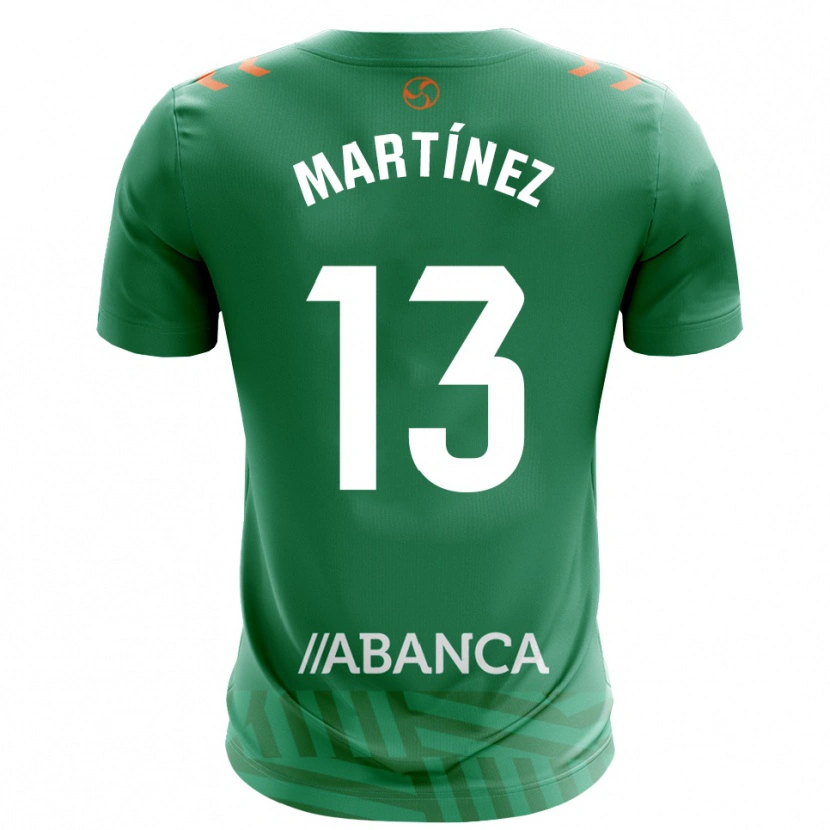Danxen Uomo Naiara Martínez #13 Maglia Gara Portiere Verde Bianco 2025/26 Maglietta