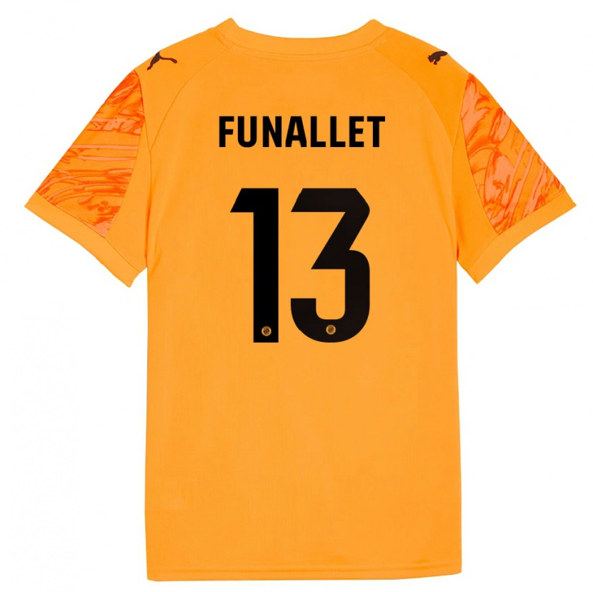 Danxen Uomo Pau Funallet #13 Maglia Gara Portiere Arancione Nero 2025/26 Maglietta