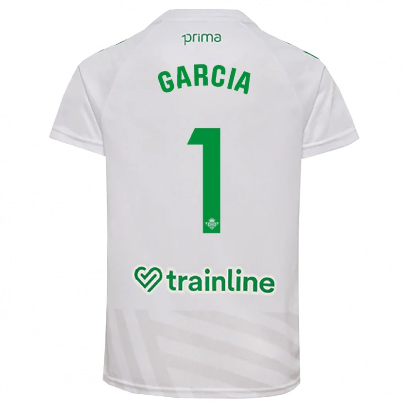 Danxen Uomo Germán García #1 Maglia Gara Portiere Verde Bianco 2025/26 Maglietta